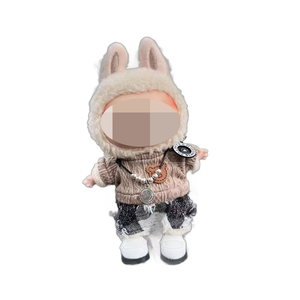 [Muñeca No Incluida] Set <span class=keywords><strong>de</strong></span> Lujo <span class=keywords><strong>de</strong></span> Diseñador Resup <span class=keywords><strong>de</strong></span> Peluche Unisex, Ropa y Accesorios <span class=keywords><strong>de</strong></span> Dibujos Animados: Zapatos, Bolso, Sombrero, Camisa <span class=keywords><strong>para</strong></span> <span class=keywords><strong>Muñecas</strong></span> <span class=keywords><strong>de</strong></span> 17cm - Product Image 6