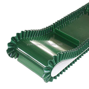 Sabuk konveyor Pvc sisi hijau dengan Cleat untuk industri kayu - Product Image 1