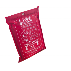 L'alta qualità ha personalizzato la coperta del fuoco della vetroresina di 0.43mm per la fuga domestica l'isolamento eccellente con l'OEM del campione libero disponibile - Product Image 1