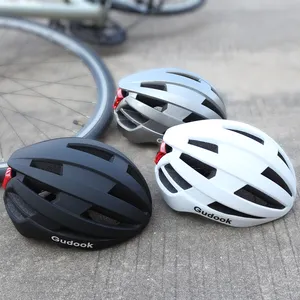 Новое поступление, Встроенный задний фонарь, перезаряжаемый аккумулятор, светодиодный фонарь, велосипедный шлем для скутера, Аксессуары для велосипеда