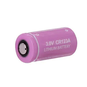 PKCELL 3V LiMnO2 pil CR123A cr 123a 1500mah lityum pil için kamera