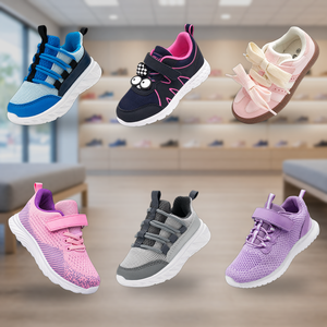 Calzado Deportivo para Niños, Transpirable, con Suela de Goma, para Todas las Temporadas, Zapatillas Casuales para Niños y Niñas - Product Image 1