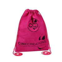Couleur personnalisée toile sac à dos en tissu chaussures cordon sac à poussière
