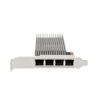 Carte réseau PCIe Intel I225 2.5G Quad Port Ethernet NIC 4 ports PCI Express X4