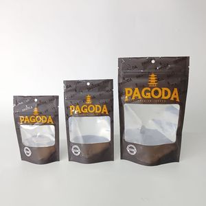 Bolsa de Mylar con Cierre Zip y Base Redonda para Dulces, Diseño Personalizado con su Propio Logotipo para Chocolates, Bocadillos y Galletas - Product Image 1