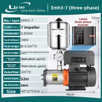 Pompa Booster Tekanan Konstan Frekuensi Variabel LEO EMH Stainless Steel Motor Otomatis Penuh 220V Rumah Tangga 380V Penggunaan Komersial