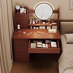 Modern Dressing Table with Charging Station Makeup Desk With <strong>Mirror</strong> LED Lights Drawers <strong>Jewellery</strong> <strong>Cabinet</strong> - Product Image 4