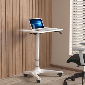 OMNI Bureau <span class=keywords><strong>de</strong></span> chevet au design moderne Support mobile pour ordinateur portable à roulettes avec plateau <span class=keywords><strong>réglable</strong></span> <span class=keywords><strong>en</strong></span> <span class=keywords><strong>hauteur</strong></span> <span class=keywords><strong>Table</strong></span> pour <span class=keywords><strong>lit</strong></span> ou canapé à usage latéral - Product Image 1