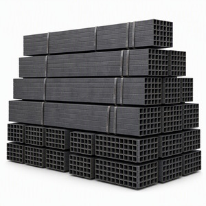 <span class=keywords><strong>Tube</strong></span> carré en acier carbone nu, section creuse carrée de 20x20 à 200x200 mm, finition usine pour soudage et fabrication de cadres - Product Image 1