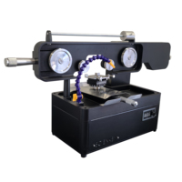 Machine de découpe circulaire de précision à fil diamanté de 2 pouces pour tiges de verre, modèle HW 2026, pour usage en laboratoire