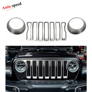 Círculo para parrilla, tiene color negro, rojo, plateado para elegir Apto para Jeep Wrangler JL <span class=keywords><strong>RUBICON</strong></span> SOLAMENTE - Product Image 5