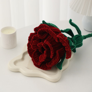 Fleurs artificielles, bouquets pour la Saint-Valentin, bâtonnets torsadés, décoration de la maison, produits faits à la main, roses éternelles géantes, tournesols - Product Image 4
