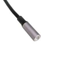 Câble audio de veste FISHNET BRAID de prise femelle de 3.5mm avec connecteur de type C pour ordinateur d'appareil photo iPhone