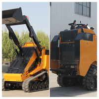 Fournisseur direct d'usine JIAHE Mini chargeuse compacte de 1450 kg avec moteur diesel Kubota, pompe hydraulique, livraison rapide, chargeuse frontale SHANDONG