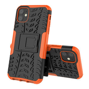 Funda Protectora Híbrida 2 en 1 de TPU y PC a Prueba de Golpes, Anti-Caídas y Anti-Rayones con Soporte para <span class=keywords><strong>iPhone</strong></span> 16 15 14 <span class=keywords><strong>13</strong></span> 12 11 Pro Max <span class=keywords><strong>Mini</strong></span> - Product Image 4