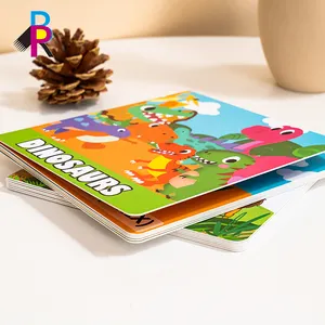 Customized design hot hardcover number colors animal story book set printing kids book