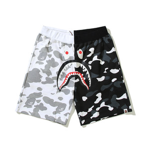 Shorts décontractés mi-longs camouflage pour jeunes, livraison instantanée transfrontalière, en stock, pour hommes et femmes, en coton/polyester, lumineux - Product Image 5