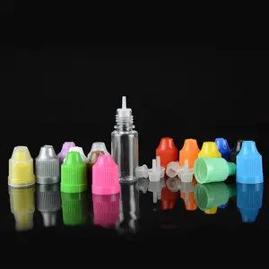 3ml 5ml 10ml 15ml 20ml 30ml 50ml 60ml eye drops squeeze plastic dropper bottle with childproof cap
