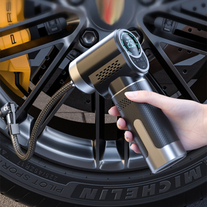 <span class=keywords><strong>Compresseur</strong></span> d'Air Numérique sans Fil 150 PSI <span class=keywords><strong>avec</strong></span> Gonfleur de Pneus ABS et Fonction Brise-Vitre Coupe-Ceinture pour Pneus de Voiture - Product Image 1