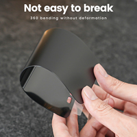 Protection d'écran en céramique souple 3D Nano 6H 9H anti-choc, anti-rayures, anti-espion pour iPhone 17 16 15 14 13 Pro Max