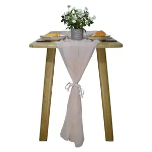 Chiffon Tisch läufer 29x120 Zoll schiere romantische Tisch läufer für Hochzeit Geburtstags feier Braut dusche Outdoor-Dekoration