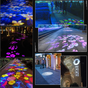 Quảng cáo tùy chỉnh logo gobo không thấm nước đèn ánh sáng làm cho kính lọc ống kính máy chiếu gobo - Product Image 3