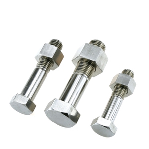 Tốt nhất người bán 3 "Đánh bóng din931 din933 ASTM A320 lớp B8 b8m b8t thép không gỉ Hex bu lông - Product Image 4