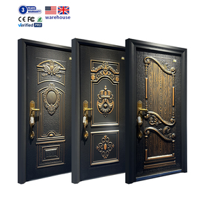 Good Price Custom Luxury Style Exterior <strong>Doors</strong> For Houses With <strong>Frame</strong> Security Steel <strong>Door</strong> Copper Entry <strong>Door</strong> For Home House
