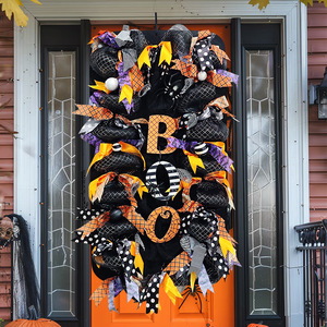 Guirnalda de Halloween para colgar en la puerta, decoración de tela extra grande de 79x42 cm - Product Image 2