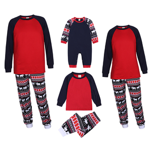 Conjunto de Pijamas de Natal para Família 2026 com Estampa Personalizada para Crianças, Meninos e Meninas, Roupas de Dormir e para Casa - Product Image 4