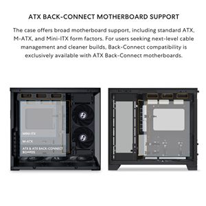 Boîtier <span class=keywords><strong>LIAN</strong></span> <span class=keywords><strong>LI</strong></span> O11D <span class=keywords><strong>MINI</strong></span> V2 Flow d'Alibaba |   Boîtier d'ordinateur compact ATX Mid-Tower Airflow (O11DMIV2FX) - Product Image 3