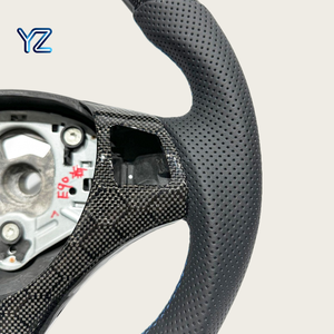 Volante Deportivo YZ de Fibra de Carbono con Diseño de Panal para <span class=keywords><strong>BMW</strong></span> E90 E92 E45 F30 F31 F35 320 325 330 520 530, Piezas de Repuesto para el Interior - Product Image 2