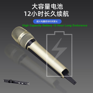 Micrófono Inalámbrico UHF de Alta Calidad GAW-SKM9000A, Altavoz de Karaoke, Audio para Exteriores, DJ, Canto en Vivo con Micrófonos Receptores - Product Image 5