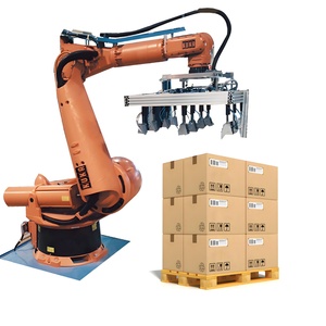 Tự động Kuka <span class=keywords><strong>Robot</strong></span> công nghiệp phân bón túi hộp palletizer băng tải <span class=keywords><strong>Robot</strong></span> <span class=keywords><strong>palletizing</strong></span> cánh tay Gripper Dây chuyền đóng gói - Product Image 1