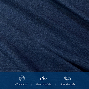 Alpha Dệt Hải Quân Màu Xanh <span class=keywords><strong>Comforter</strong></span> <span class=keywords><strong>Set</strong></span> Sợi Nhỏ Có Thể Đảo Ngược Comforters Tất Cả Các Mùa Polyester <span class=keywords><strong>Comforter</strong></span> - Product Image 6