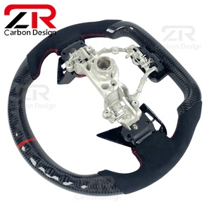 Volante de Fibra de Carbono Personalizado con LED, Estilo Mejorado para <span class=keywords><strong>Subaru</strong></span> WRX 2022-2025 VX Forester Crosstrek <span class=keywords><strong>Impreza</strong></span> Legacy Levorg - Product Image 3