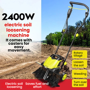 <span class=keywords><strong>Scarificateur</strong></span> électrique puissant pour jardin <span class=keywords><strong>1500W</strong></span>, mini-motoculteur pour la préparation du sol et le désherbage en verger - Product Image 5