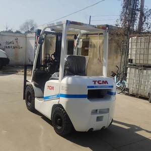 Carretilla elevadora diesel TCM de 3 toneladas Carretillas Elevadoras Usadas Cilindro medio Almacén Maquinaria de movimiento de tierras Maquinaria de construcción de ingeniería usada - Product Image 4