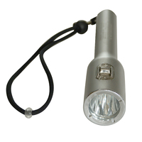 Lampe torche LED haute intensité anti-explosion à semi-conducteurs, étanche IP68, rechargeable par USB, faisceau réglable, longue durée de vie