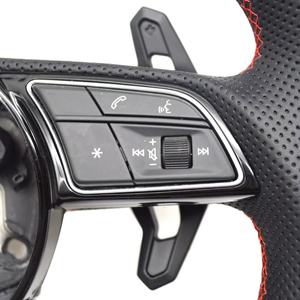 Volant en fibre de carbone forgé sur mesure pour <span class=keywords><strong>Audi</strong></span> A1 A5 A6 A7 TT MK2 Q7 A4 B8 B9 Q8 RS7 SQ7 - Product Image 6