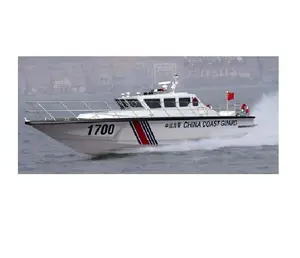 Grandsea 17m 55 समुद्री मील शीसे रेशा एफ आर पी/जीआरपी तेज गति बिक्री के लिए नाव