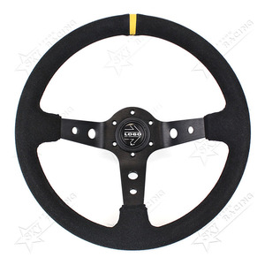 <span class=keywords><strong>Volant</strong></span> de voiture universel en daim de 350mm, 14 pouces, JDM <span class=keywords><strong>Drift</strong></span> Racing Deep Dish, 6 boulons, <span class=keywords><strong>volant</strong></span> Sport avec rouge/bleu/jaune - Product Image 2