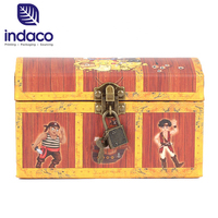Emballage de jouets au trésor personnalisé OEM/ODM, boîte-cadeau de luxe en carton pour souvenirs et trésors, boîte-cadeau décorative en forme de Pirate