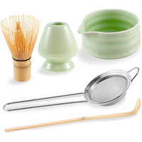 Fournisseur de l'usine de gélification Fouet Chasen en bambou Kit d'accessoires pour le thé Matcha à faible quantité minimale de commande Emballage personnalisable