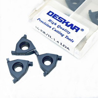 Plaquette de rainurage à montage plat Descar Carbide 16ER/IL 16IR/EL 0.7LDA 0.8LDA 0.9LDA 1.1LDA pour porte-outils de filetage SER/SIR