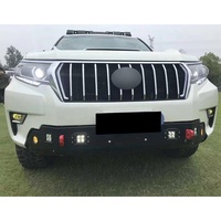 Nouvelles pièces automobiles accessoires extérieurs voiture pare-chocs avant en acier personnalisé LED protecteur adapté pour TOYOTA LAND CRUISER PRADO 2018-2022