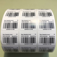 Stiker Label kode batang pencetakan perpustakaan seri cetak Label kode batang nomor seri kotak sepatu kustom harga Label kode batang