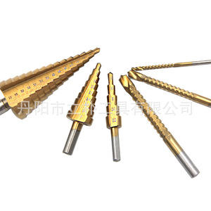 4pc <b>Step</b> <b>Drill</b> Bit Set Metric Hex Shank For Nonferrous Metals In Plastic Case - Product Image 5
