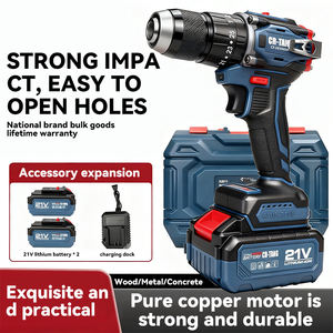 Clé à molette sans fil compacte 21V à batterie au lithium Tournevis sans fil rechargeable Perceuse électrique supportée OEM - Product Image 2