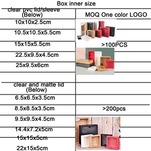 Tùy Chỉnh Logo Đen Nâu Giấy Giày Đế Bao Bì Hộp Với Nắp Nhựa Rõ Ràng - Product Image 2